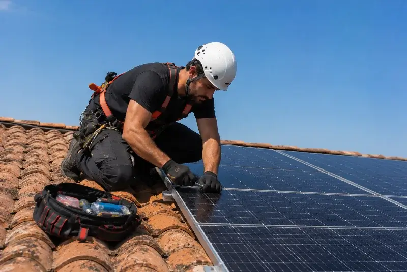 Maintenance et monitoring de panneaux solaires à Suzette