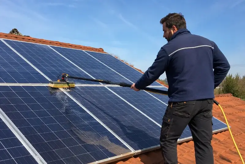 Nettoyage et entretien de panneaux solaires à Suzette
