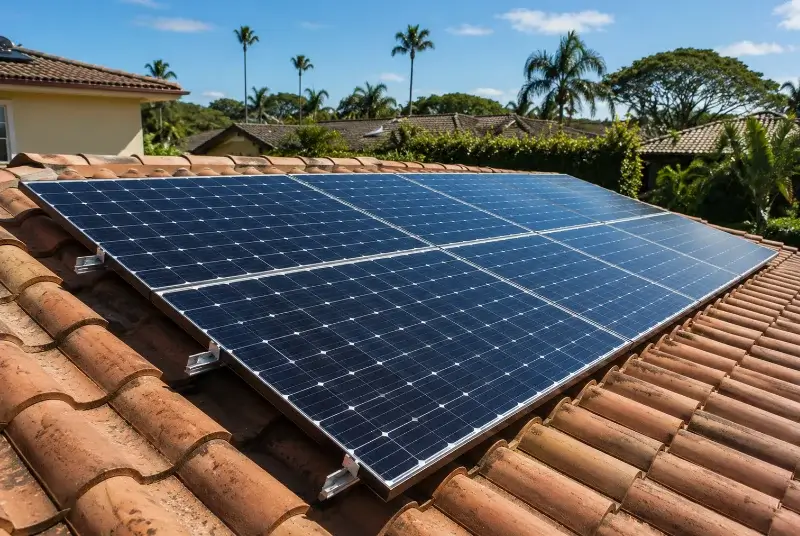 Installation de panneaux solaires à Suzette